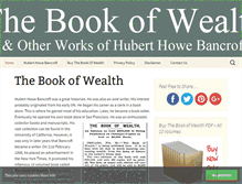 Tablet Screenshot of bookofwealth.info